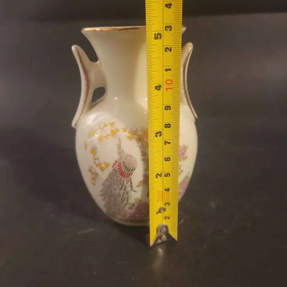 Vintage, Mid-Century Porcelain Vase Made In Japan
